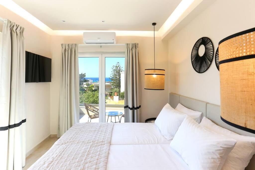 Villa Constantino With Heated Pool Kato Gouves Bagian luar foto